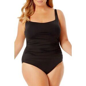 Anne Cole Anne Cole Classic Square Neck One-Piece